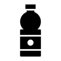 Verifica Fora a surpreendente ícone do água garrafa dentro editável estilo vetor