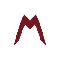 m logotipo Projeto fácil cativante m símbolo aa2 vetor