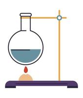 escola suprimentos e eletrodomésticos estudando química vetor