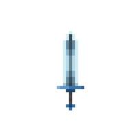 uma espada dentro pixel arte estilo vetor