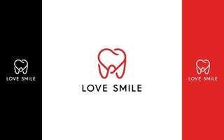 dental sorrir moderno logotipo vetor