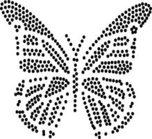 vetor silhueta do borboleta em branco fundo