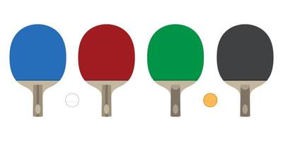 ping pong vetor ícone logotipo mesa tênis remos raquete ilustração