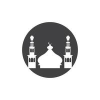 islâmico mesquita logotipo Projeto vetor modelo ilustração