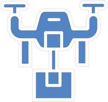 design de ícone de vetor de entrega de drone