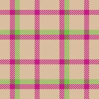 fundo tartan vetor. padronizar xadrez textura. Verifica desatado tecido têxtil. vetor