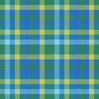 Verifica xadrez vetor. padronizar tecido desatado. textura têxtil tartan fundo. vetor