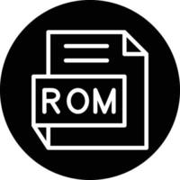 ROM vetor ícone Projeto