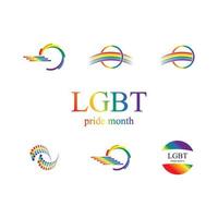 lgbt logotipo e símbolo vetor