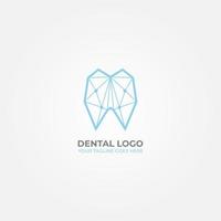 minimalista e único dental logotipo, perfeito para seu dental clínica o negócio vetor