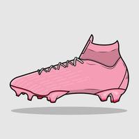 futebol sapatos a ilustração vetor