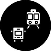 design de ícone de vetor de transporte público