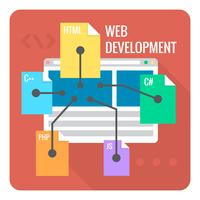Desenvolvimento web vetor