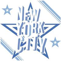 new york negativo em darck grey vetor