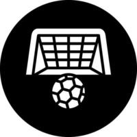 futebol objetivo vetor ícone Projeto