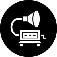 design de ícone de vetor de gramofone
