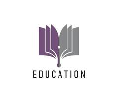 Educação livro ícone para biblioteca, loja, dicionário vetor