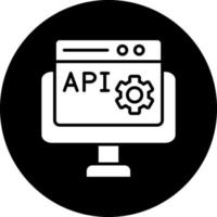 rede api vetor ícone Projeto