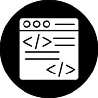 design de ícones vetoriais de programação vetor