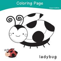 coloração animal planilha página. educacional imprimível coloração planilha. coloração atividade para crianças. motor Habilidades Educação. vetor