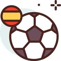 futebol Espanha ilustração vetor
