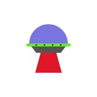 UFO colori vetor ícone ilustração