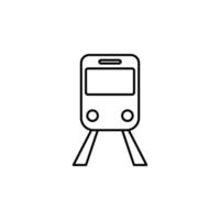 trem estação placa vetor ícone ilustração