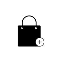 adicionar feminino Bolsa vetor ícone ilustração