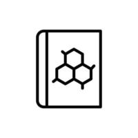 livro, química vetor ícone ilustração