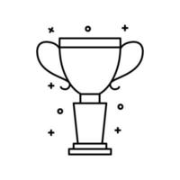 prêmio, campeão, copo vetor ícone ilustração