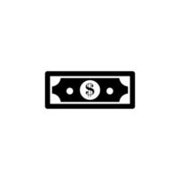 dólar conta vetor ícone ilustração