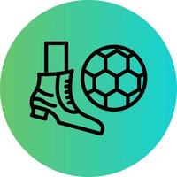 futebol livre pontapé vetor ícone Projeto