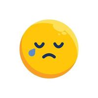 chorando emoji emoticon emoção triste risonho vetor