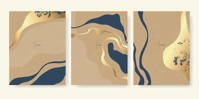 formas modernas abstratas. conjunto de minimalista criativo. design de capa de cartão postal ou brochura. vetor