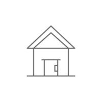 casa, Holanda vetor ícone ilustração