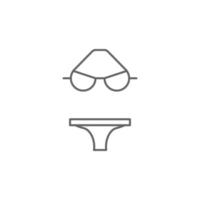 bikini vetor ícone ilustração