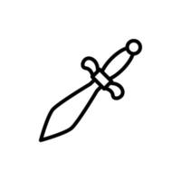 punhal faca vetor ícone ilustração