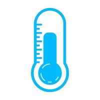 termômetro ícone clima previsão ícone clima meteorologia ferramenta ícone. eletrônico termômetro temperatura símbolo. Fahrenheit temperatura ícone médico dispositivo teste tubo ícone. vetor