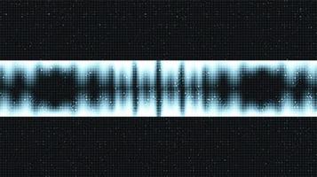 fundo de onda sonora moderna, tecnologia e conceito de diagrama de onda de terremoto, design para estúdio de música e ciência, ilustração vetorial. vetor
