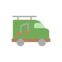 música caravana vetor ícone ilustração