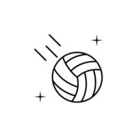 voleibol, esporte vetor ícone ilustração