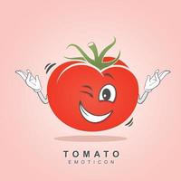 vetor de design de personagens de tomate