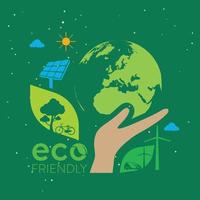 ecologia e preservação do meio ambiente concepção de conceito de ideia criativa vetor