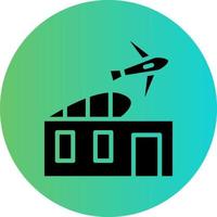 aeroporto construção vetor ícone Projeto