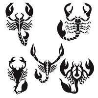 Tatuagem De Escorpião vetor
