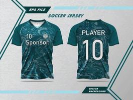 moderno futebol jérsei modelo esporte camiseta Projeto para corrida, ciclismo, futebol, jogos, motocross e Duplo lado brincar Projeto vetor