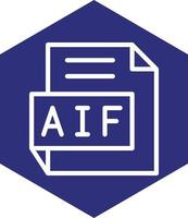 aif vetor ícone Projeto