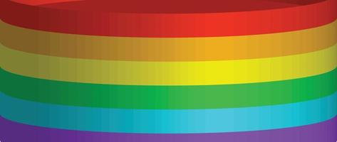 feliz orgulho mês fundo. lgbtq comunidade símbolos com gradiente arco Iris fita. Projeto para celebração contra violência, bissexual, transgênero, gênero igualdade, direitos conceito. vetor