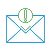 ícone de vetor de correio urgente