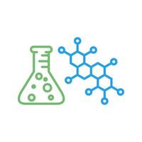 ícone de vetor de química